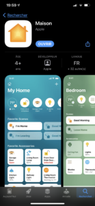 Application Maison téléchargement IOS
