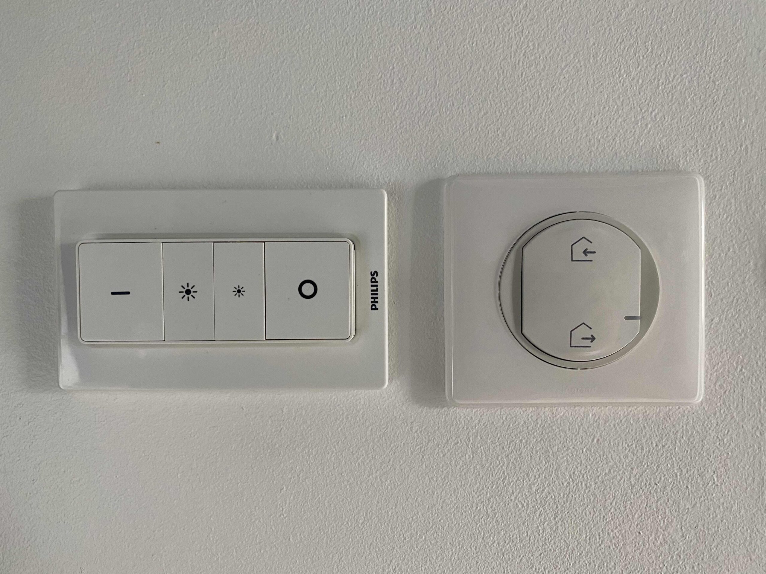 Hue pour commander les interrupteurs de volets roulants Legrand -  Mamili-Homekit