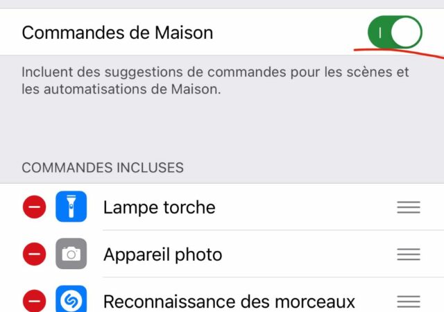 Commandes Maison Homekit