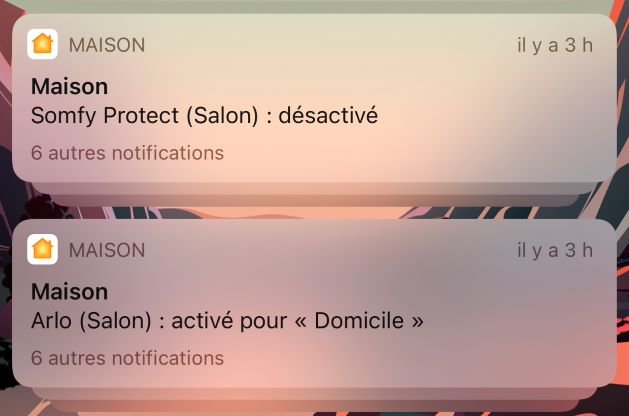 Notification Application Maison