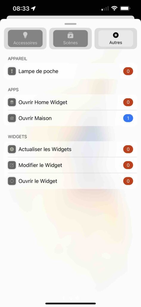 Home Widget Autres